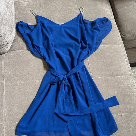 Michael Kors Cobalt Blue Mini Dress - Picture 6 of 7